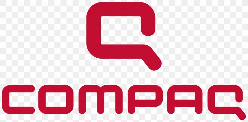 Compaq Hewlett-Packard Laptop Logo Computer, PNG, 2000x992px, Compaq, Area, Brand, Computer, Computer Software Download Free