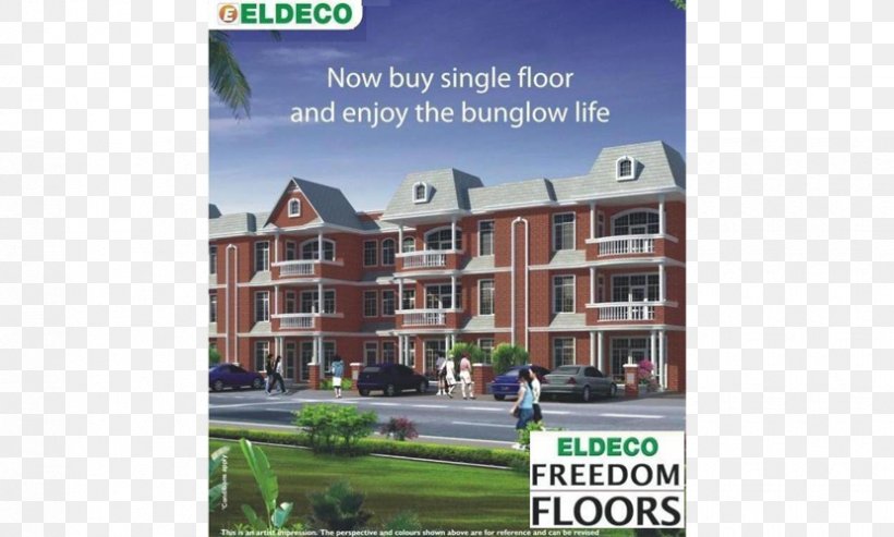 Eldeco Estate One House Apartment Square Foot, PNG, 830x500px, House, Advertising, Apartment, Building, Condominium Download Free