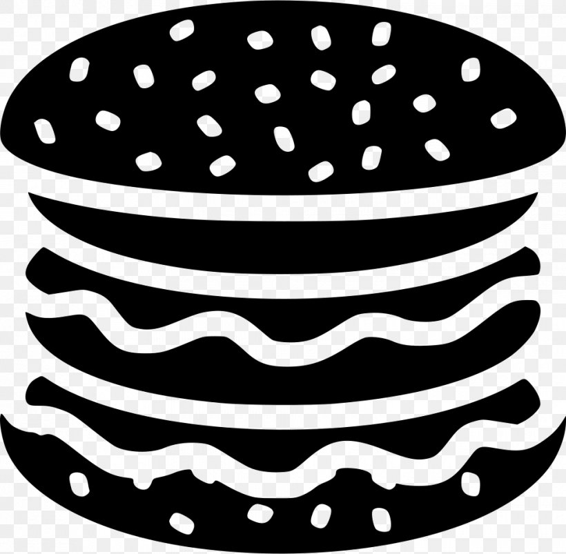 Hamburger Pizza Bread Food Dish, PNG, 980x960px, Hamburger, Ackee And Saltfish, Blackandwhite, Bread, Dish Download Free
