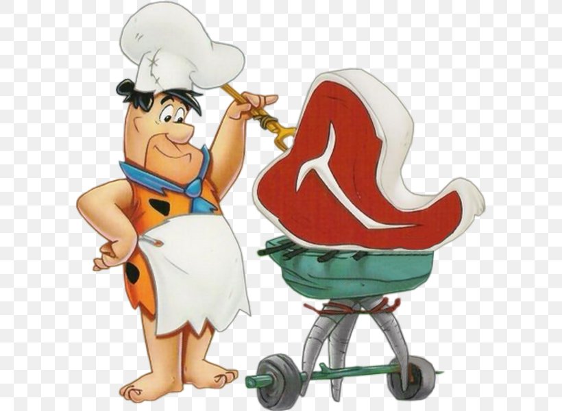 Fred Flintstone Dino Barbecue Grill Ribs Churrasco, PNG, 600x600px, Fred Flintstone, Animated Cartoon, Animation, Barbecue Grill, Cartoon Download Free