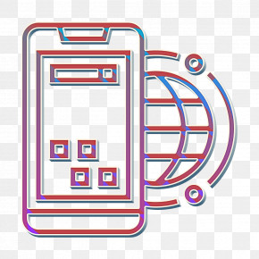 Smartphone Icon Programming Icon Earth Grid Icon PNG