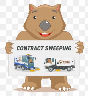 Dog - Wombat Sweepers Machine Street Sweeper Dog Scrubber PNG