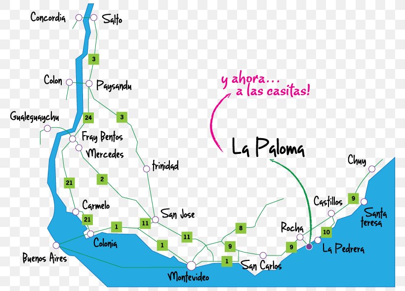 La Paloma, Rocha Gualeguaychú Map Fray Bentos GPS Navigation Systems, PNG, 800x590px, Map, Area, Argentina, City, Diagram Download Free