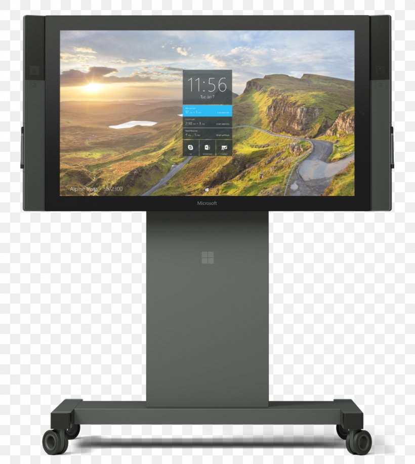 Surface Hub Microsoft Interactive Whiteboard Computer, PNG, 1016x1137px, Surface Hub, Advertising, Computer, Computer Monitor, Computer Monitor Accessory Download Free