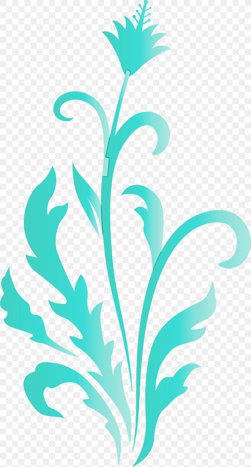 Leaf Turquoise Plant Flower Pedicel, PNG, 1611x2999px, Spring Frame, Decor Frame, Flower, Leaf, Paint Download Free