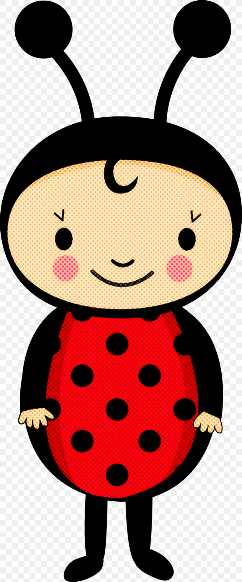 Polka Dot, PNG, 832x2000px, Cartoon, Black Hair, Cheek, Polka Dot, Smile Download Free