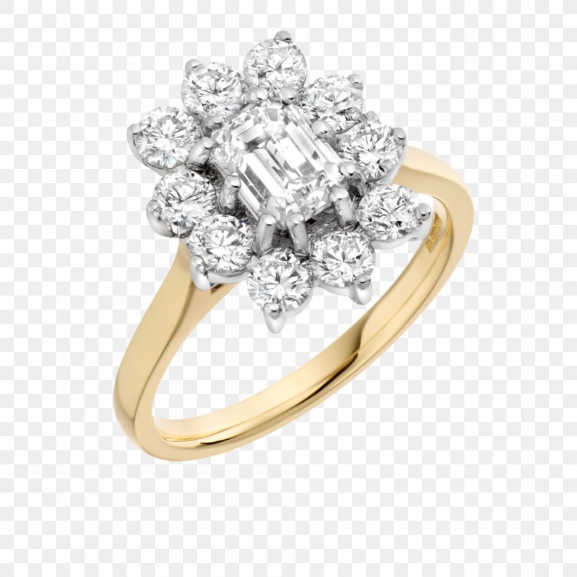 Engagement Ring Diamond Cut Jewellery, PNG, 1000x1000px, Ring, Body Jewelry, Brilliant, Colored Gold, Cut Download Free