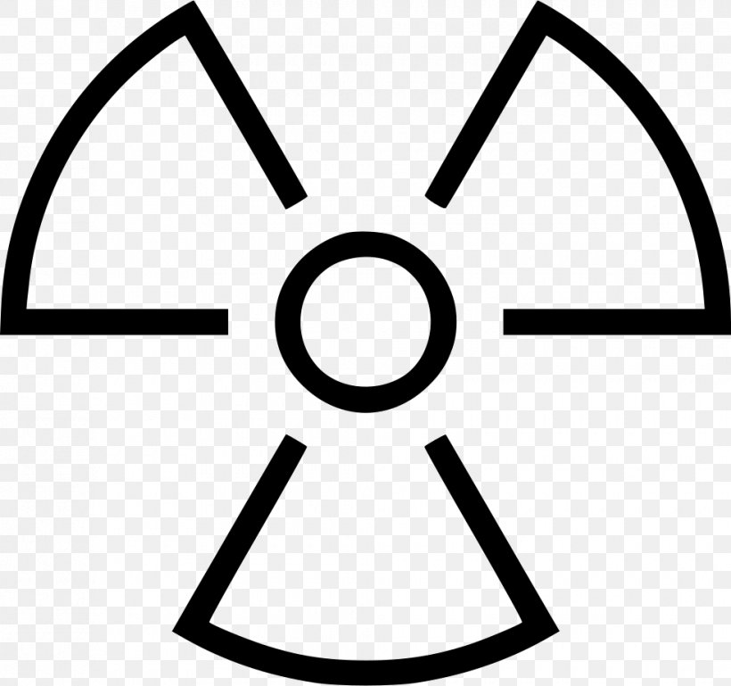Radioactive Decay Symbol, PNG, 980x920px, Radioactive Decay, Area, Atomic Nucleus, Black, Black And White Download Free