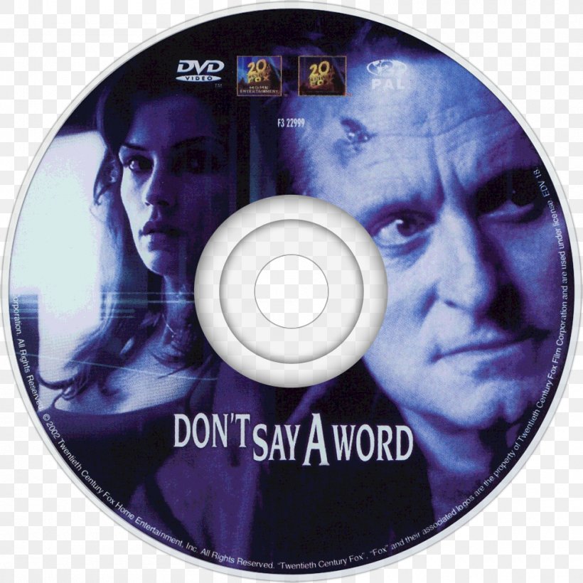 Gary Fleder Don't Say A Word Compact Disc DVD YouTube, PNG, 1000x1000px, 2001, Gary Fleder, Compact Disc, Data Storage Device, Dvd Download Free