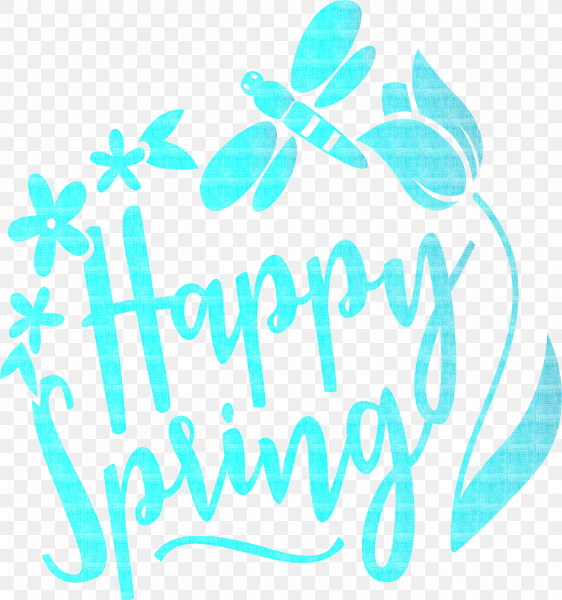 Hello Spring Spring, PNG, 2810x3000px, Hello Spring, Aqua, Logo, Spring, Teal Download Free