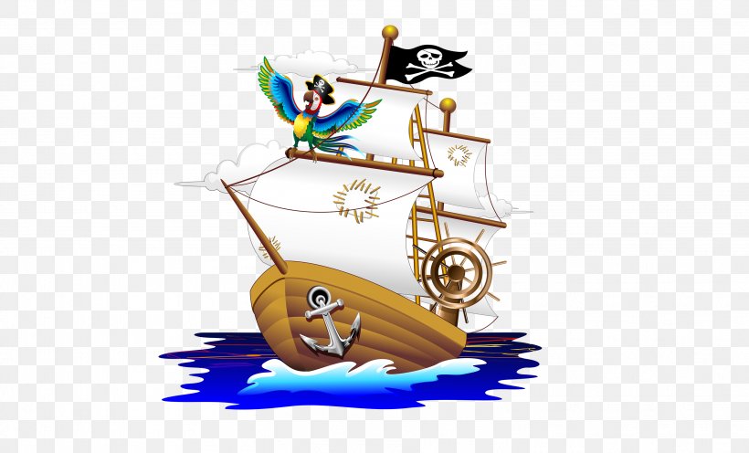 Piracy Cartoon Illustration, PNG, 3021x1828px, Piracy, Cartoon, Line Art, Mural, Recreation Download Free