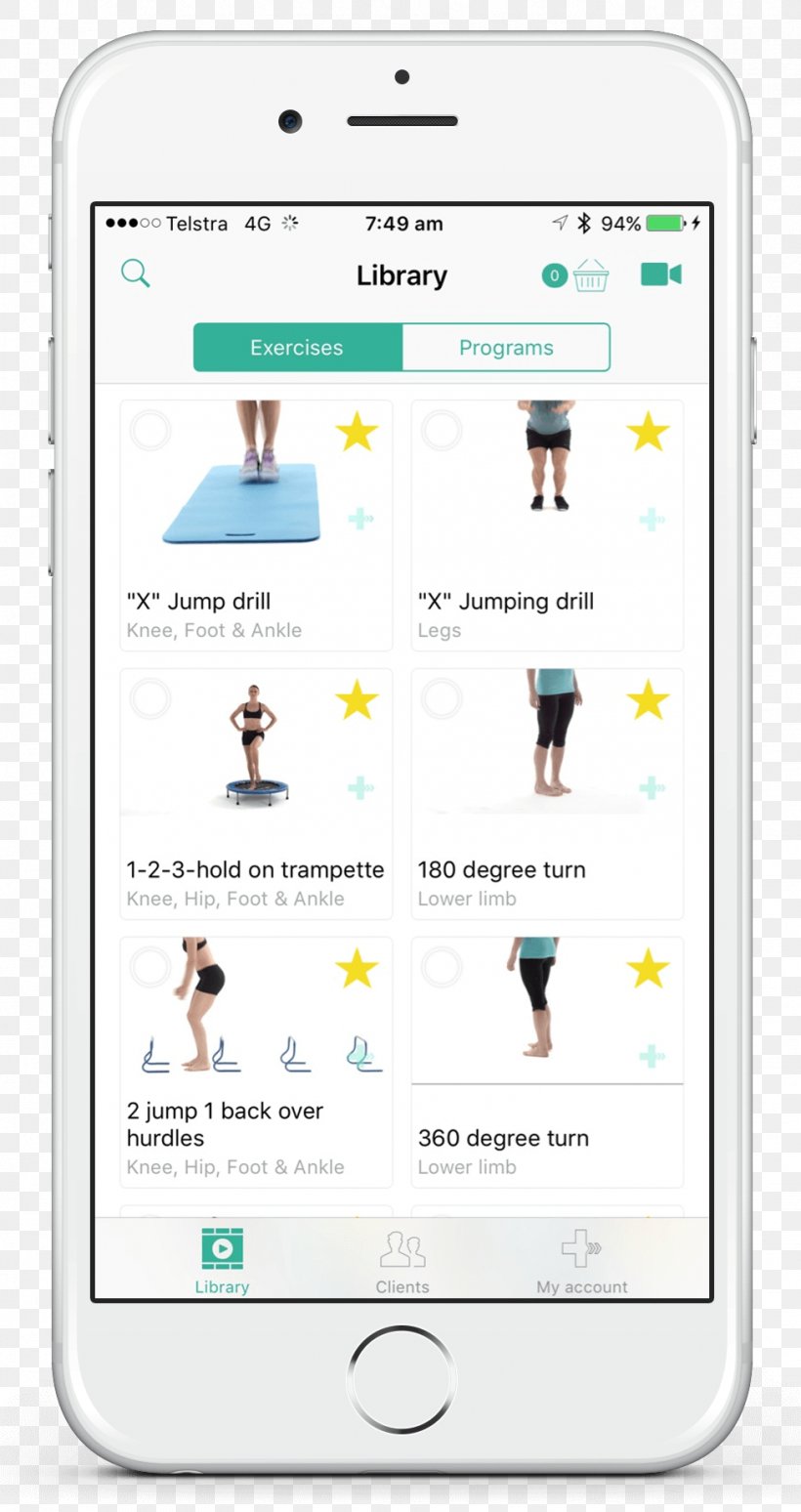 Smartphone Mobile App Patient Physical Therapy Exercise, PNG, 978x1847px, Smartphone, Area, Brand, Communication, Communication Device Download Free