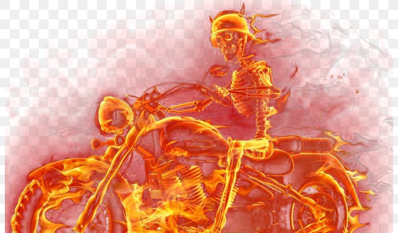 Cool Flame Skull Skeleton, PNG, 800x480px, Flame, Bone, Cool Flame, Fire, Gratis Download Free