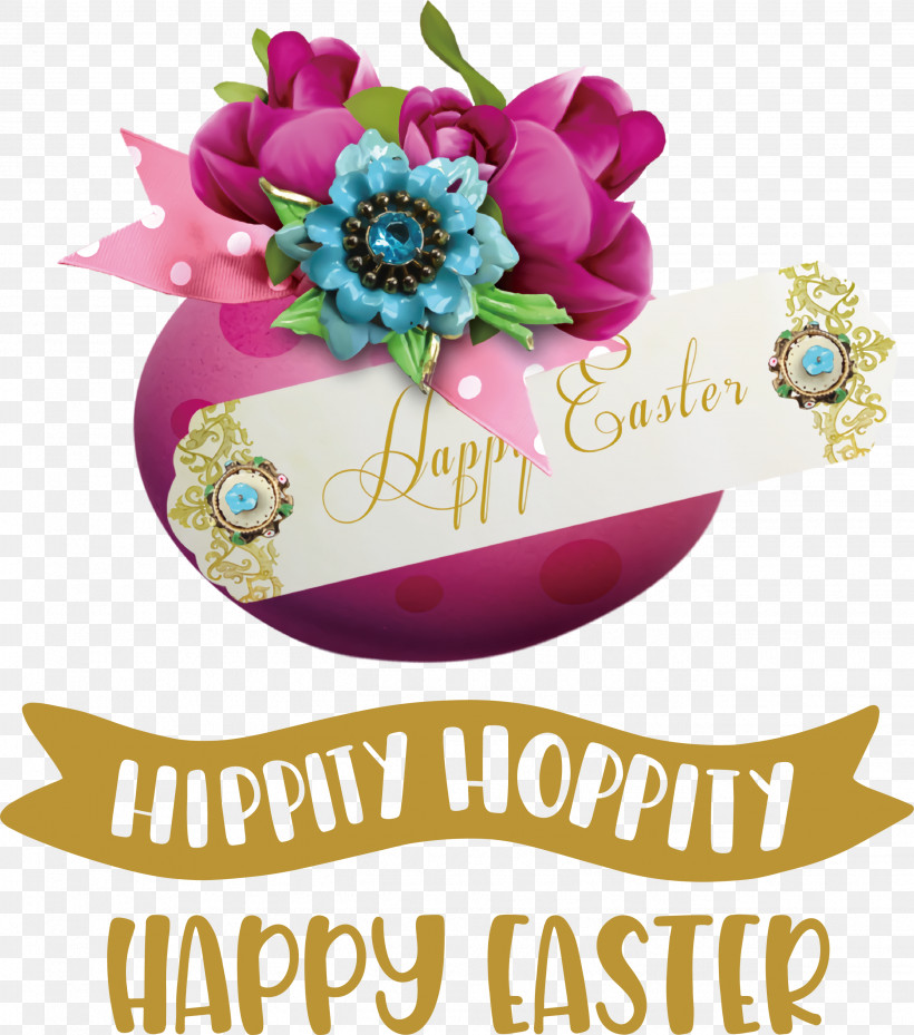 Hippity Hoppity Happy Easter, PNG, 2647x3000px, Hippity Hoppity, Cut Flowers, Easter Egg, Floral Arranging, Floral Design Download Free