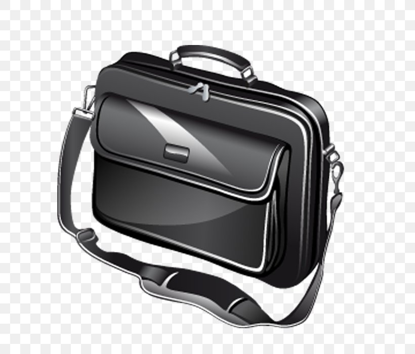 Laptop case icon outline briefcase bag Royalty Free Vector
