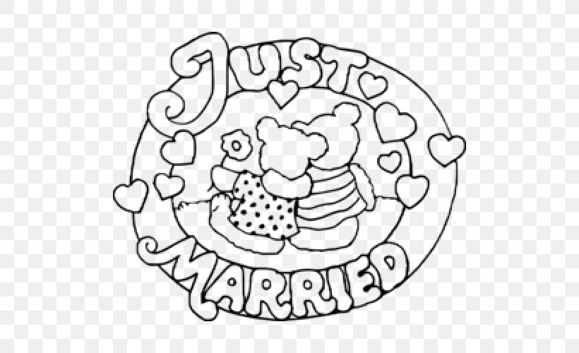 Coloring Book Marriage Wedding Adult, PNG, 500x500px, Watercolor, Cartoon, Flower, Frame, Heart Download Free