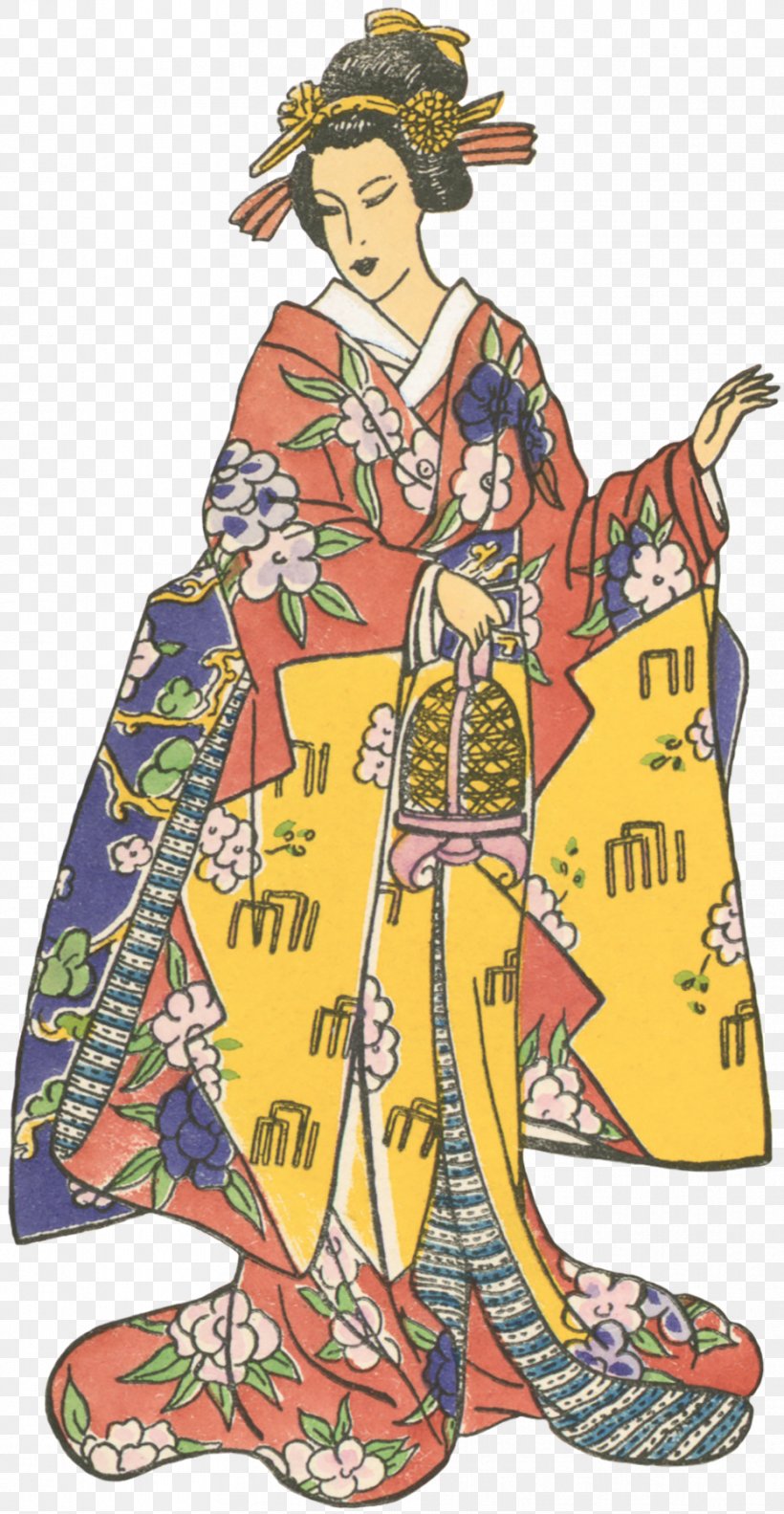 Kimono Middle Ages Woman Cartoon, PNG, 932x1800px, Kimono, Art, Book, Cartoon, Character Download Free