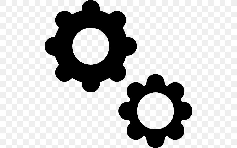 Gear Business, PNG, 512x512px, Gear, Black, Black And White, Business, Flower Download Free