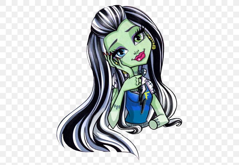 Frankie Stein Monster High Doll Clawdeen Wolf Barbie, PNG, 465x568px, Watercolor, Cartoon, Flower, Frame, Heart Download Free