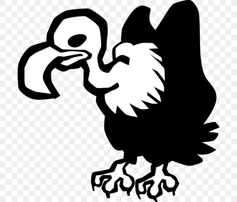 Clip Art Vector Graphics Vulture Image, PNG, 698x700px, Vulture, Beak, Bird, Blackandwhite, Old World Vulture Download Free
