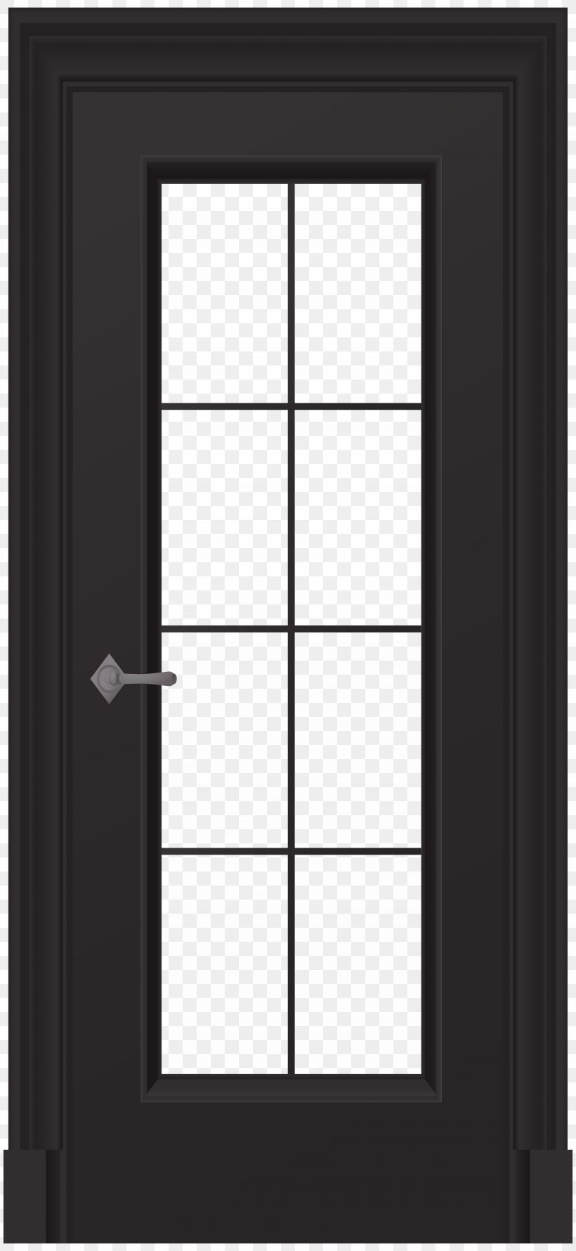 Door Clip Art, PNG, 3685x8000px, Door, Art, Artist, Black And White, Glass Download Free