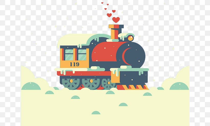 Train Graphic Design Illustration, PNG, 658x494px, Train, Art, Cartoon, Designer, Digital Painting Download Free