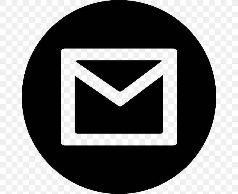 Gmail Outlook.com Email Google Account, PNG, 670x670px, Gmail, Black And White, Brand, Client, Computer Software Download Free
