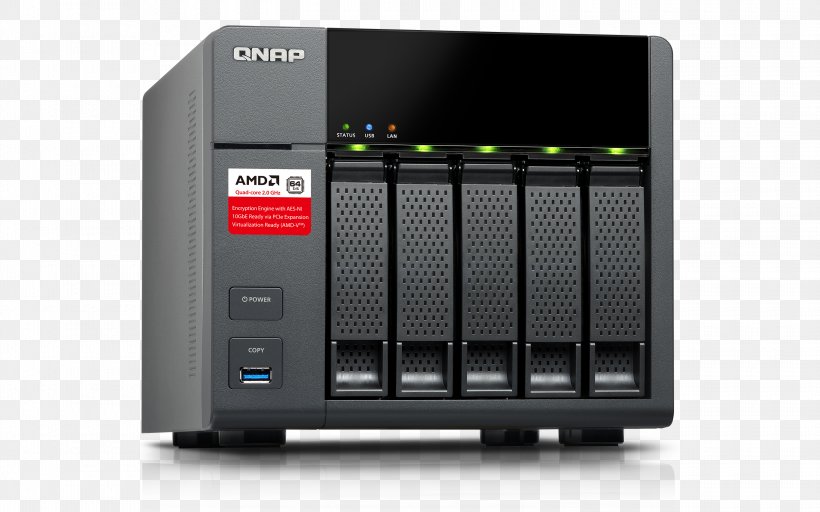 QNAP TS-531X NAS Server, PNG, 3000x1875px, 10 Gigabit Ethernet, 64bit Computing, Qnap Ts531x Nas Server Sata 6gbs, Advanced Micro Devices, Audio Receiver Download Free