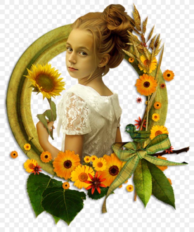 Common Sunflower Child, PNG, 817x980px, Watercolor, Cartoon, Flower, Frame, Heart Download Free