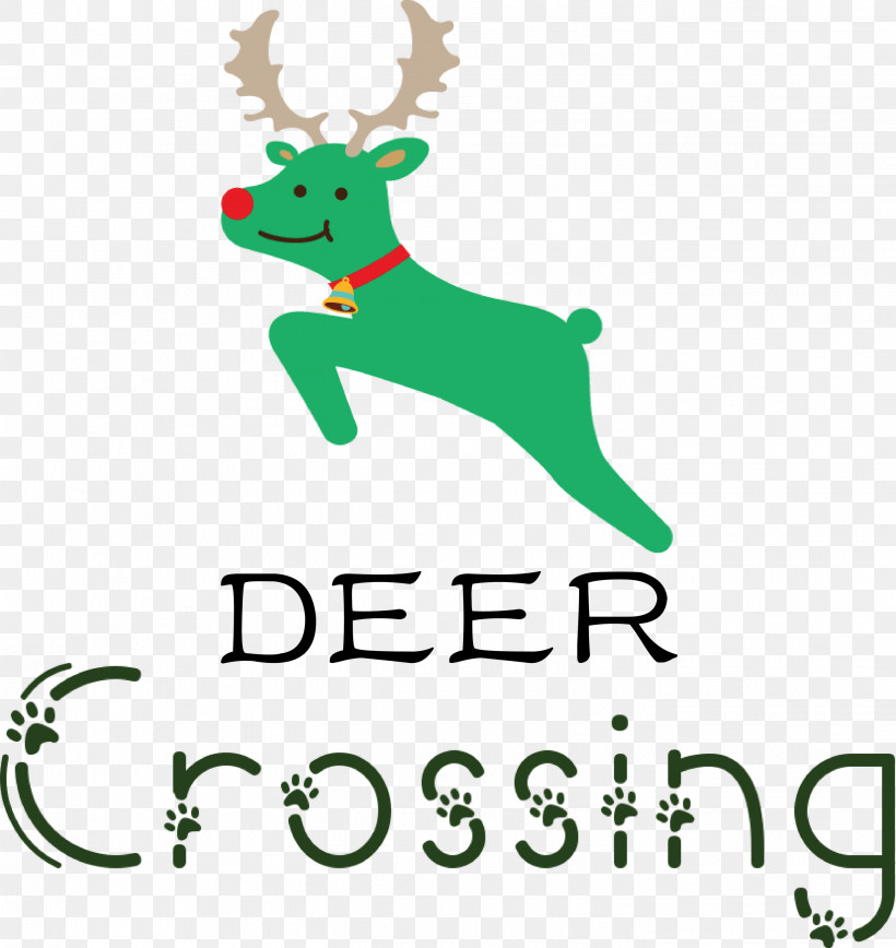 Deer Crossing Deer, PNG, 2833x3000px, Deer Crossing, Christmas Decoration, Deer, Leaf, Logo Download Free