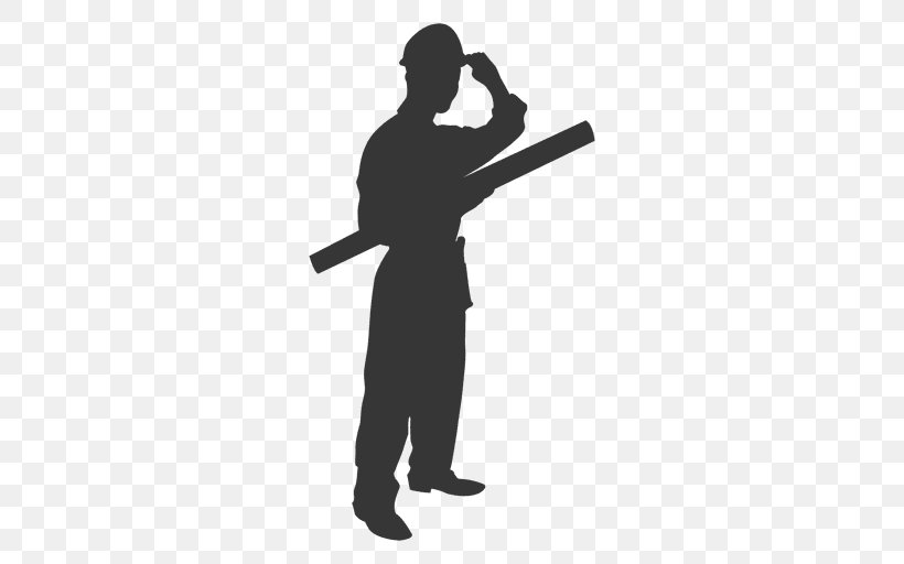 Laborer Silhouette Manufacturing Die Casting, PNG, 512x512px, Laborer, Architectural Engineering, Arm, Baseball Equipment, Black Download Free