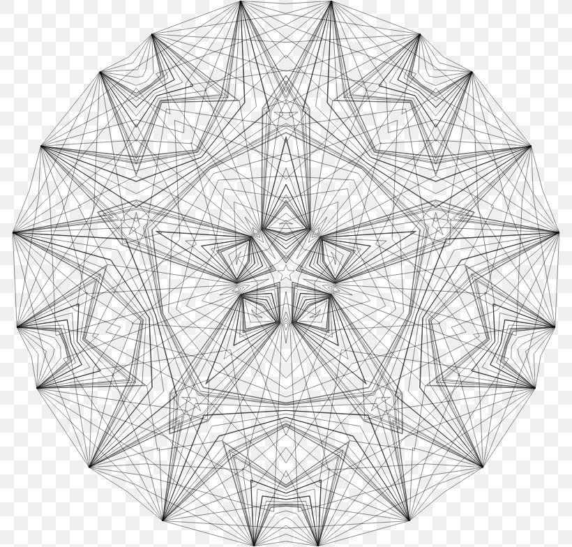 Line Art Geometry Geometric Shape, PNG, 786x784px, Line Art, Area, Black And White, Coloring Book, Drawing Download Free