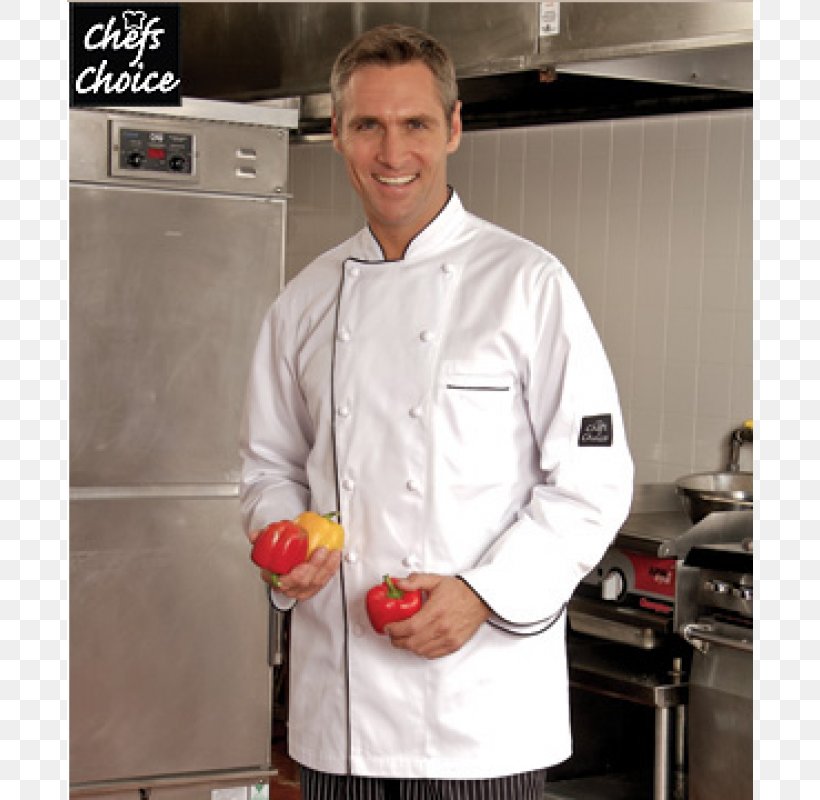 Chef's Uniform Coat Jacket Sleeve, PNG, 800x800px, Chef, Apron, Button, Cargo Pants, Celebrity Chef Download Free