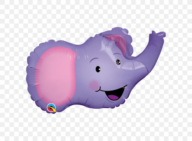 Gas Balloon Elephantidae Birthday Party, PNG, 600x600px, Balloon, Animal, Baby Shower, Balloon Light, Birthday Download Free