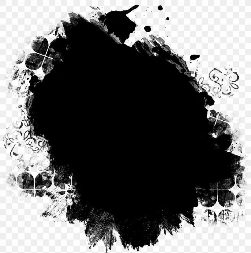 Pretty Black Ink Clipping Masks PNG 2784x2800px Mask Black Black