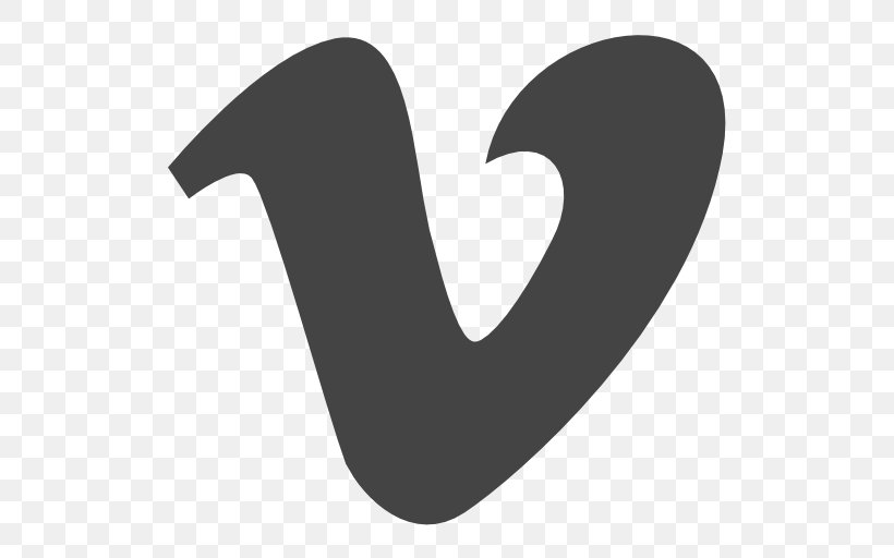 Vimeo Logo Social Media YouTube, PNG, 512x512px, Vimeo, Black And White, Brand, Heart, Logo Download Free