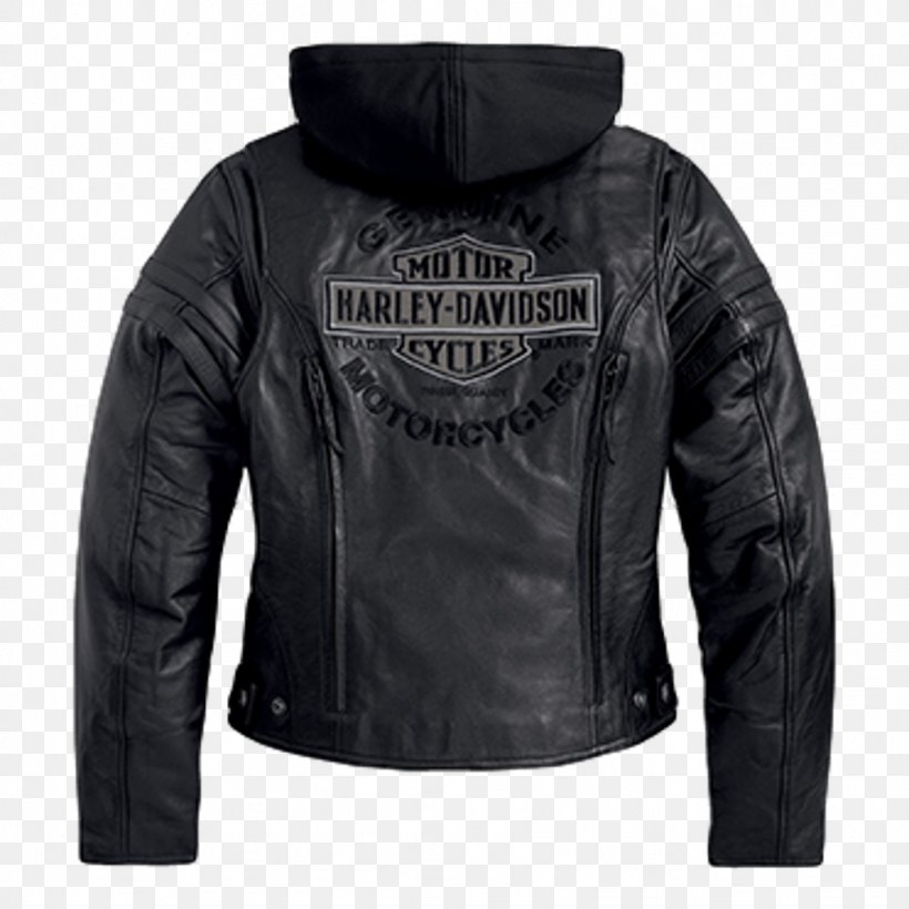 Leather Jacket Hoodie Harley-Davidson, PNG, 1024x1024px, Leather Jacket, Black, Chaps, Clothing, Clothing Sizes Download Free