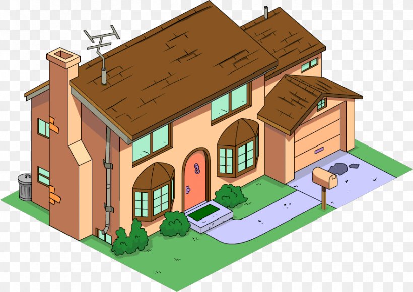 The Simpsons: Tapped Out The Simpsons Game Homer Simpson The Simpsons House Marge Simpson, PNG, 882x624px, Simpsons Tapped Out, Architecture, Building, Elevation, Energy Download Free
