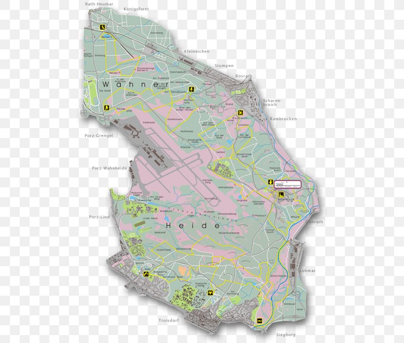 Bergische Heideterrasse Map Königsforst Wahner Heide Hiking, PNG, 510x696px, Map, Area, Camping, Hiking, Land Lot Download Free