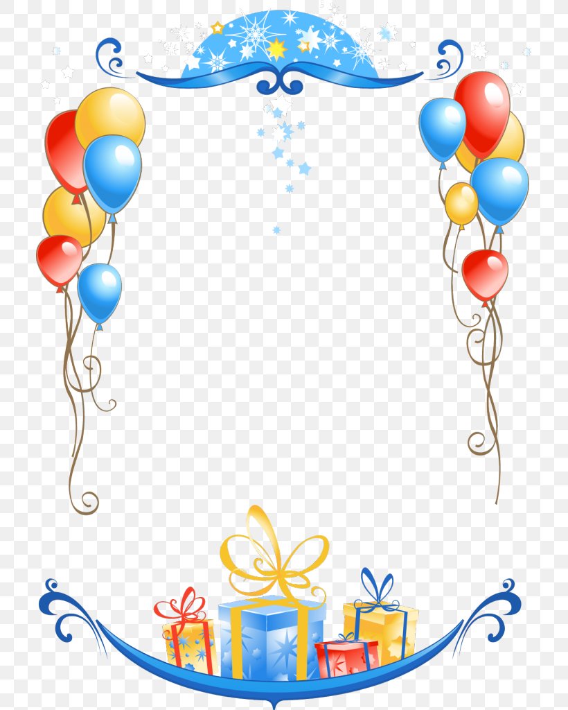 Clip Art Birthday Picture Frames Greeting & Note Cards, PNG, 715x1024px, Birthday, Area, Artwork, Balloon, Borders And Frames Download Free