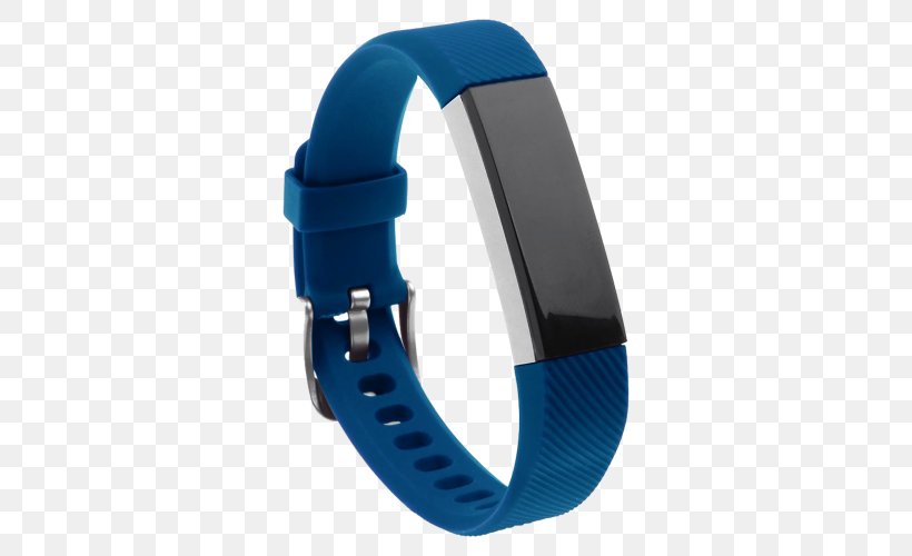 Fitbit Alta HR Wristband Bracelet Watch Strap, PNG, 500x500px, Fitbit Alta, Activity Tracker, Blue, Bracelet, Buckle Download Free
