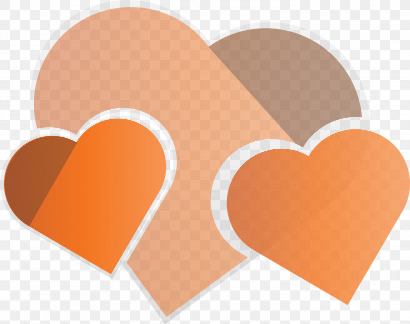 Heart, PNG, 3000x2370px, Heart, Love, Material Property, Orange, Peach Download Free