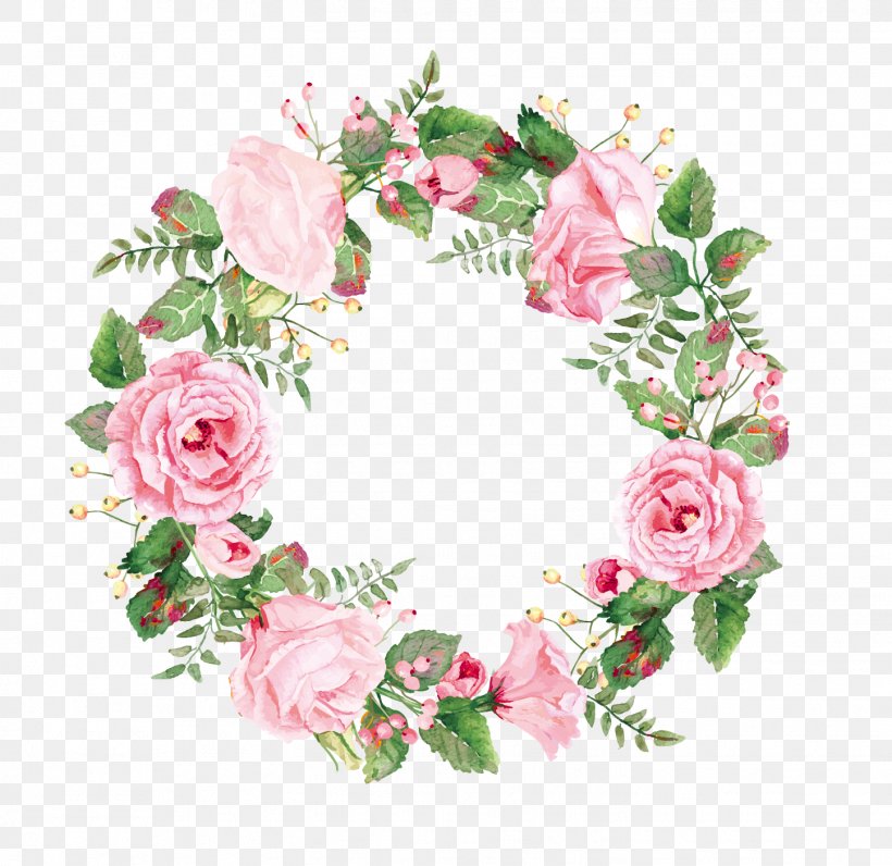 Wreath Download, PNG, 1446x1404px, Wreath, Artificial Flower, Button, Cut Flowers, Decor Download Free