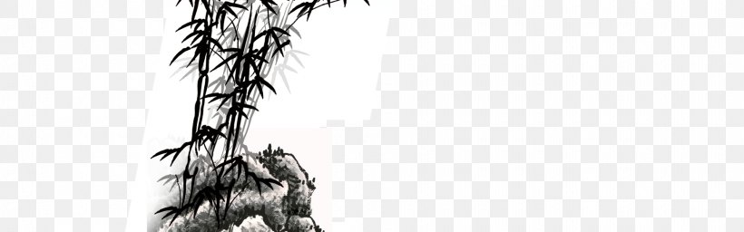 Bamboo Drawing Download, PNG, 1920x600px, Bamboo, Black, Black And White, Computer, Drawing Download Free