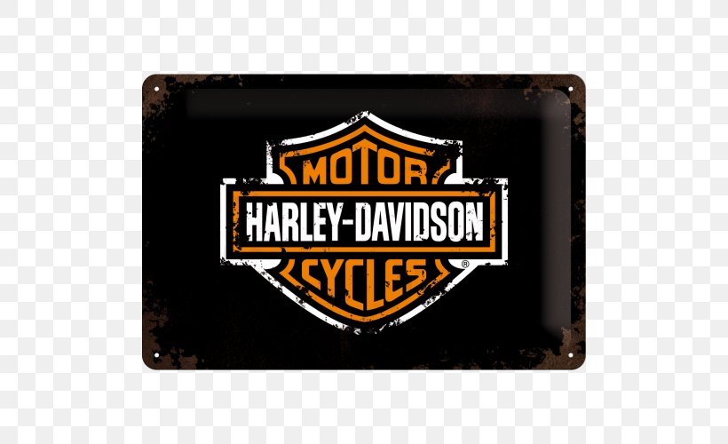 Harley-Davidson Motorcycle Vehicle License Plates Logo Metal, PNG, 500x500px, Harleydavidson, Brand, Clothing Accessories, Grosse, Label Download Free