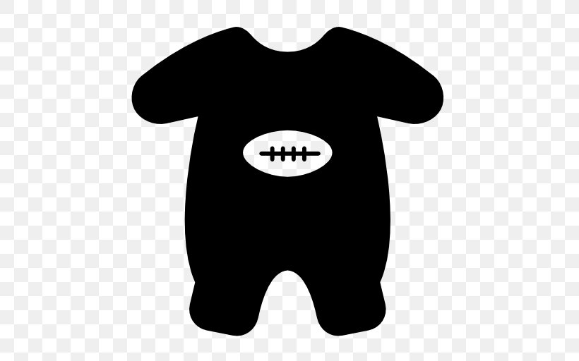 T-shirt Romper Suit Clip Art, PNG, 512x512px, Tshirt, Black, Black And White, Children S Clothing, Clothing Download Free
