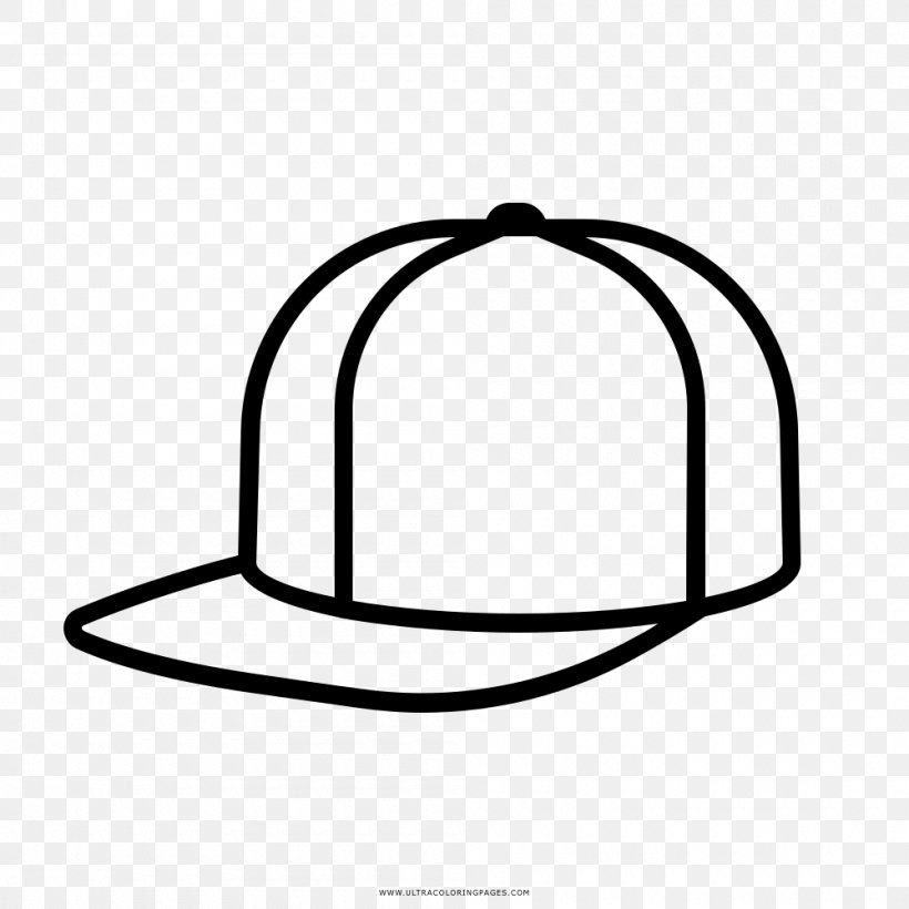 Hat Baseball Cap T-shirt Clothing, PNG, 1000x1000px, Hat, Area, Baseball, Baseball Cap, Black And White Download Free