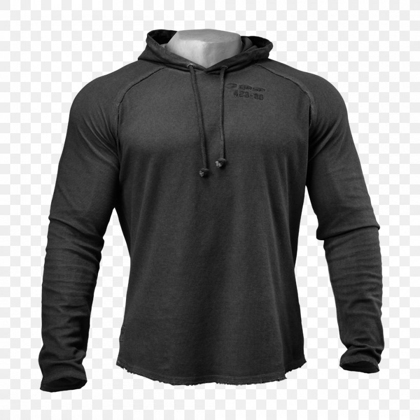 Long-sleeved T-shirt Hoodie Raglan Sleeve, PNG, 1000x1000px, Tshirt, Black, Button, Clothing, Hood Download Free