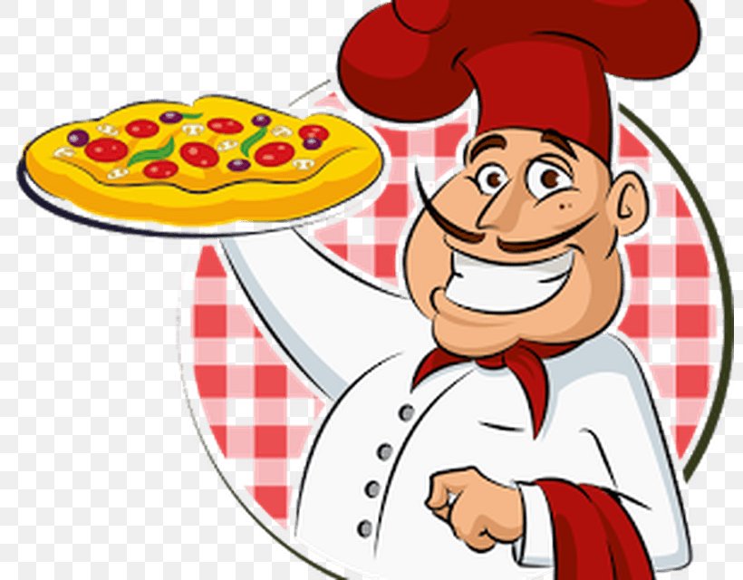 Pizza Italian Cuisine Pasta Cooking Chef, PNG, 800x640px, Pizza, Artwork, Baker, Baking, Chef Download Free
