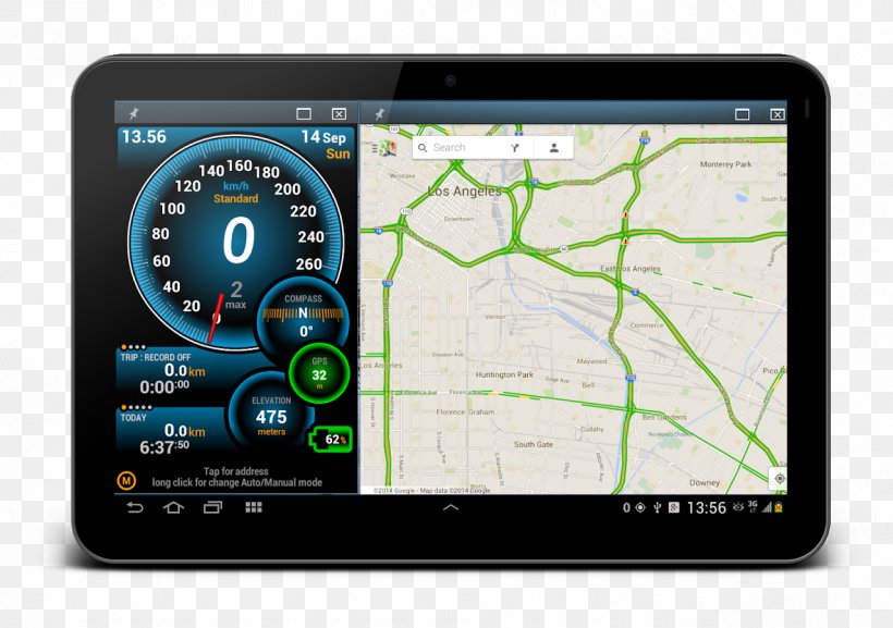 Speedometer Car Android Global Positioning System, PNG, 1277x900px, Speedometer, Android, Automotive Navigation System, Car, Display Device Download Free